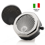 Ароматизатор для автомобиля диспенсер Никель, сменный блок в подарок