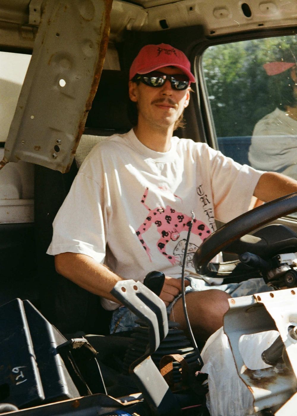 Футболка Creepy Clothing Леопард бежевая