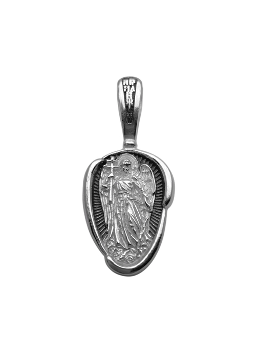 Образок из серебра/Чернение/Ангел-Хранитель