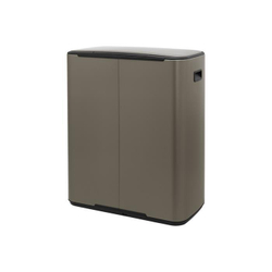 Мусорный бак Bo Pedal Bin 60л Brabantia Платиновый
