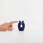 Синий клиторальный вибростимулятор Eden