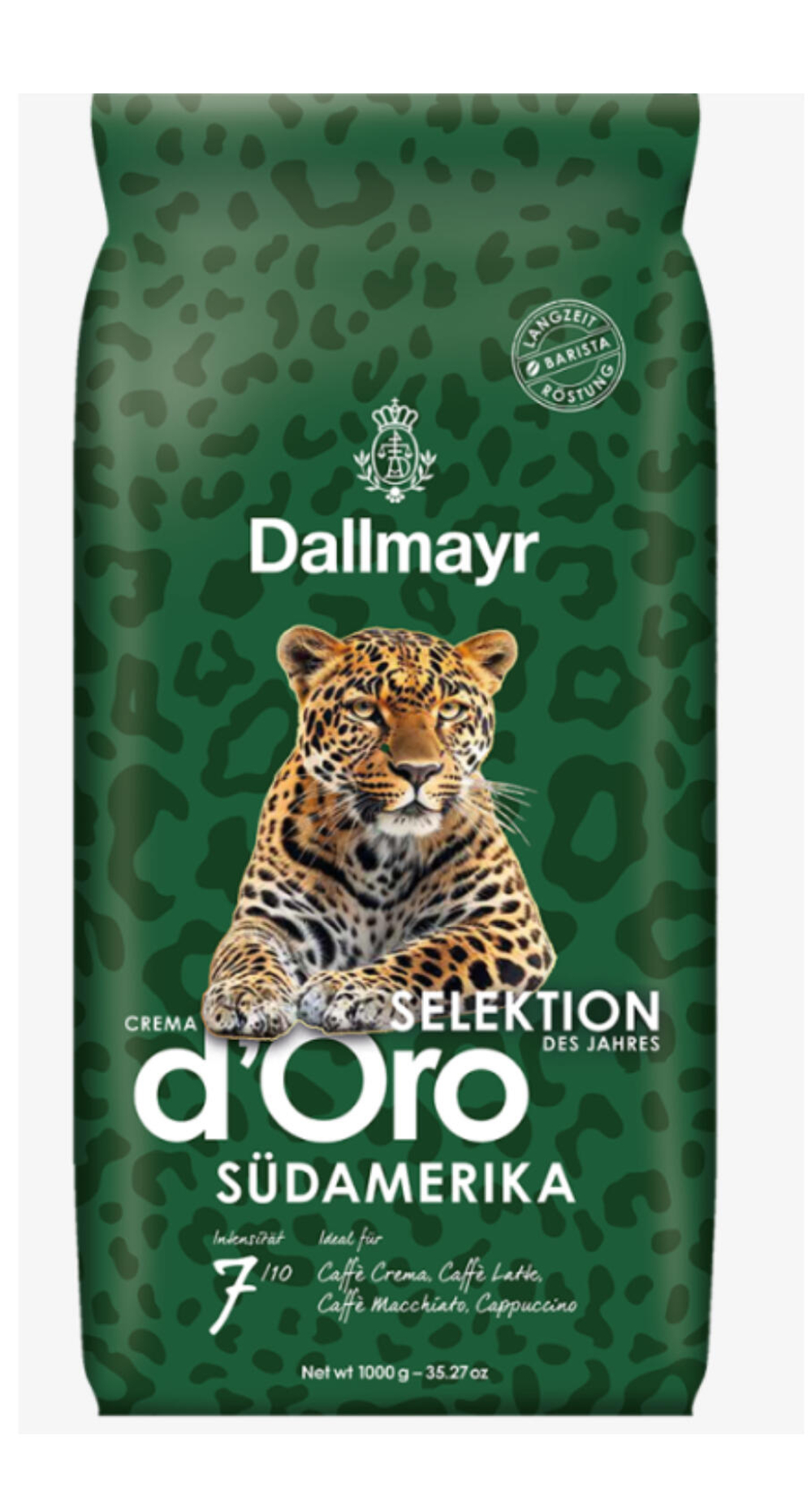 Кофе в зернах Dallmayr Crema d'Oro Selektion Sudamerika, 1 кг (Даллмайер)