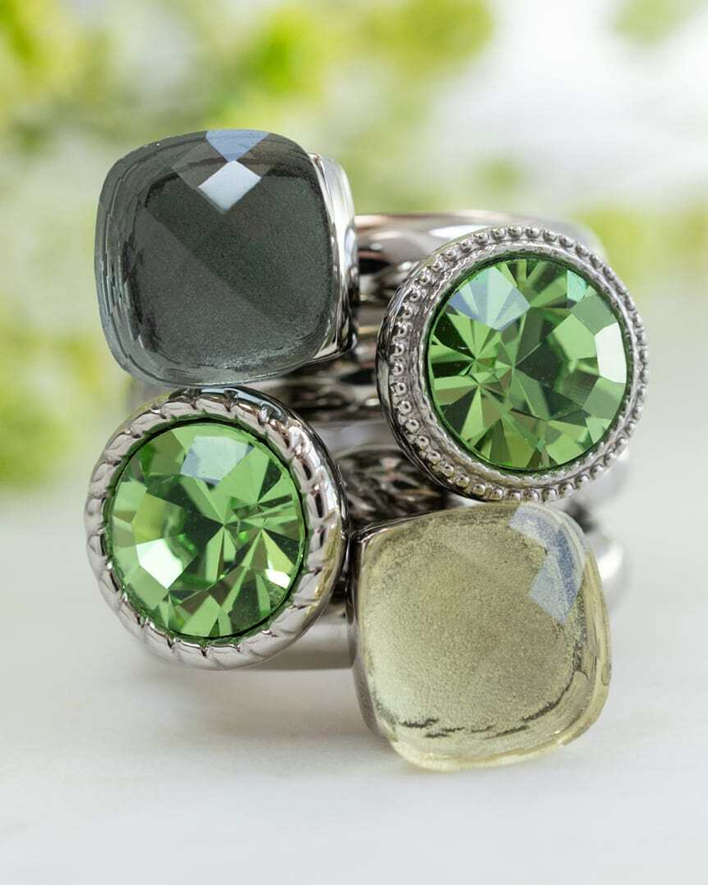 Кольцо Qudo FIRENZE 17.2 (S) Light Grey 107000/40-5223 17.2 размер 17,2