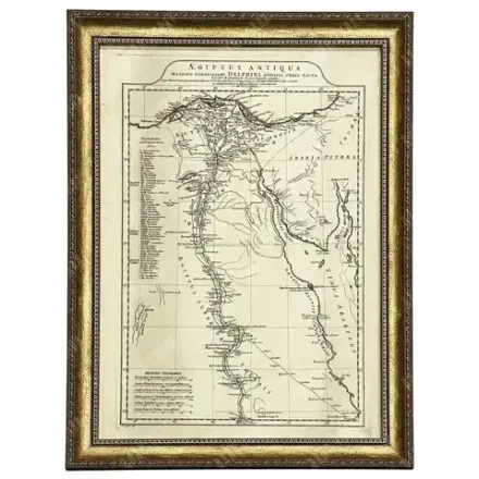 Д’Анвиль Ж. Карта Египта. Aegyptus Antiqua. Резцовая гравюра. Лондон, 1794