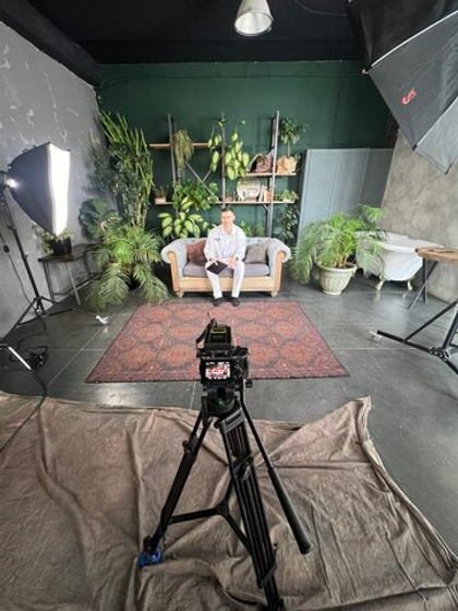 Съемка интервью