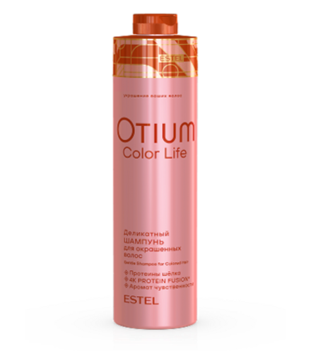 ESTEL Деликатный шампунь для окрашенных волос OTIUM COLOR LIFE, 1000 мл