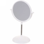 Зеркало настольное на ножке «Beauty», двухстороннее с увелич., микс 3 цвета, 30см, d-15см