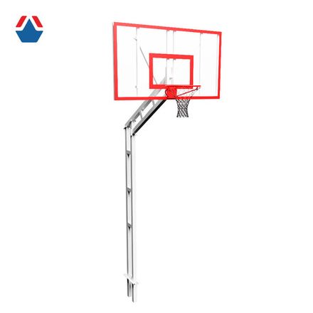 Стойка баскетбольная разборная с растяжками под бетонирование вынос 1200mm