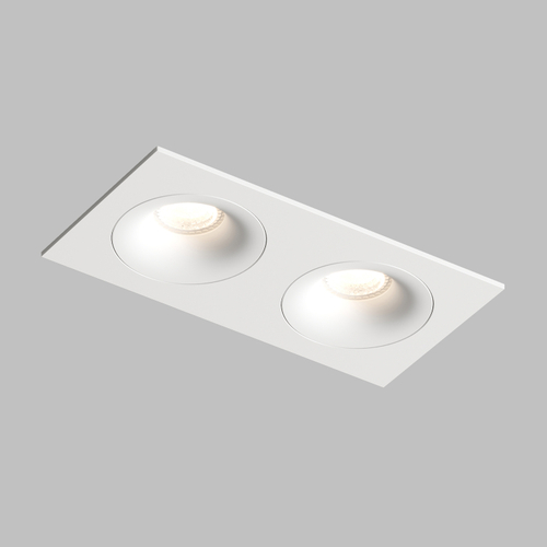 DK2122-WH Встраиваемый светильник, IP 20, 50 Вт, GU10, белый, алюминий