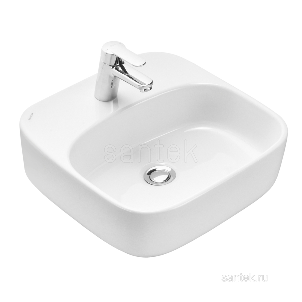 Раковина Santek Одри Soft 420х420 отверстие под смеситель 1WH501709