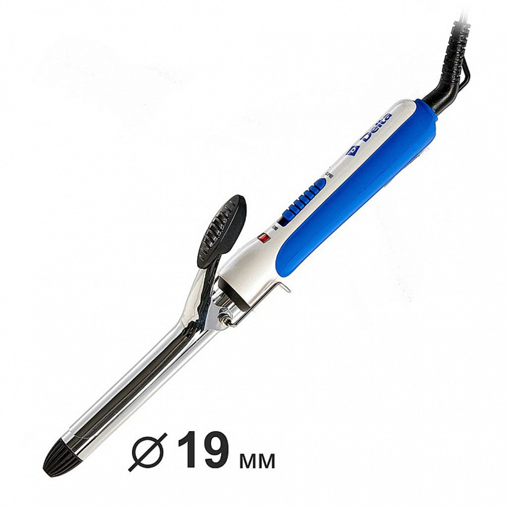 Щипцы DELTA DL-0622 белый с синим (щипцы-выпрямление)