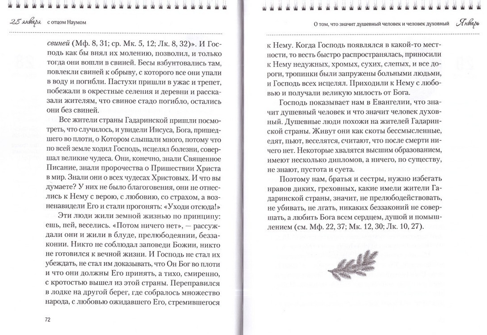 Каждый день с отцом Наумом. Книга - календарь