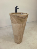 Раковина напольная из оникса Sunset ON-61352 (45*45*90)