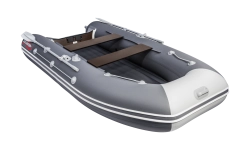 Лодка Таймень LX 3600 НДНД, 3600*1700*460 мм., цвет графит - серый