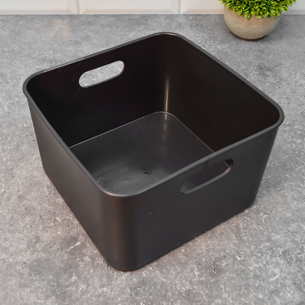 Корзина 3,9л 199*199*121мм "Agraba", базальт