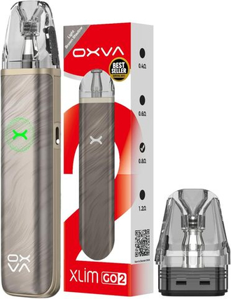 OXVA Xlim Go 2 Vape Pod Kit - Light Brown Shadow (3ml, 0.8ohm)