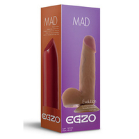 Телесный фаллоимитатор 16,5см с присоской Egzo Mad Lipstick