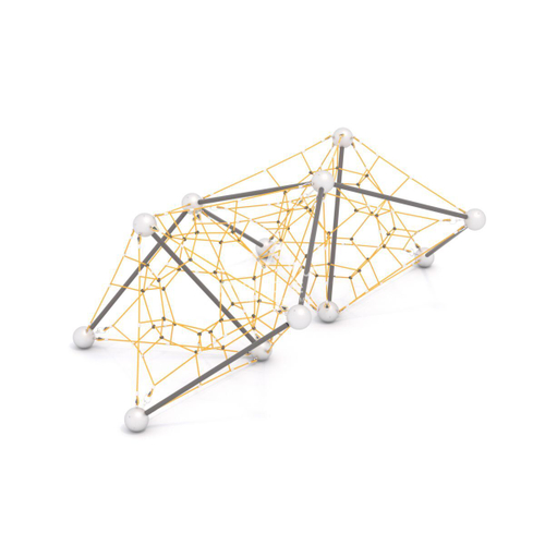 Пространственная канатная конструкция с полусферами AT-12.03