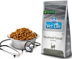 Сухой корм FARMINA Vet Life Neutered Female Feline для взрослых стерилизованных кошек - 5 кг