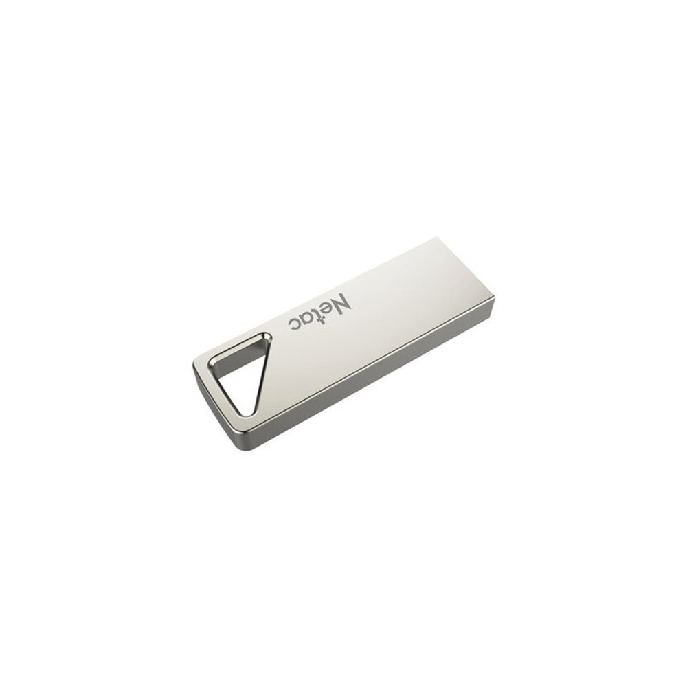 Флеш-драйв 64ГБ NETAC U326, USB 2.0, металлический корпус, серебристый