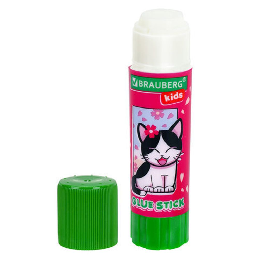 Клей-карандаш "Anime" 9 г, ВЫГОДНАЯ УПАКОВКА, BRAUBERG KIDS, 3 штуки на блистере, 272471