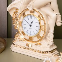 Часы настольные Колесо Фортуны Айвори