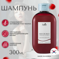 Шампунь Lador Шампунь с женьшенем для роста волос / Root Re-Boot Awakening Shampoo Red Ginseng & Beer Yeast, 300 мл
