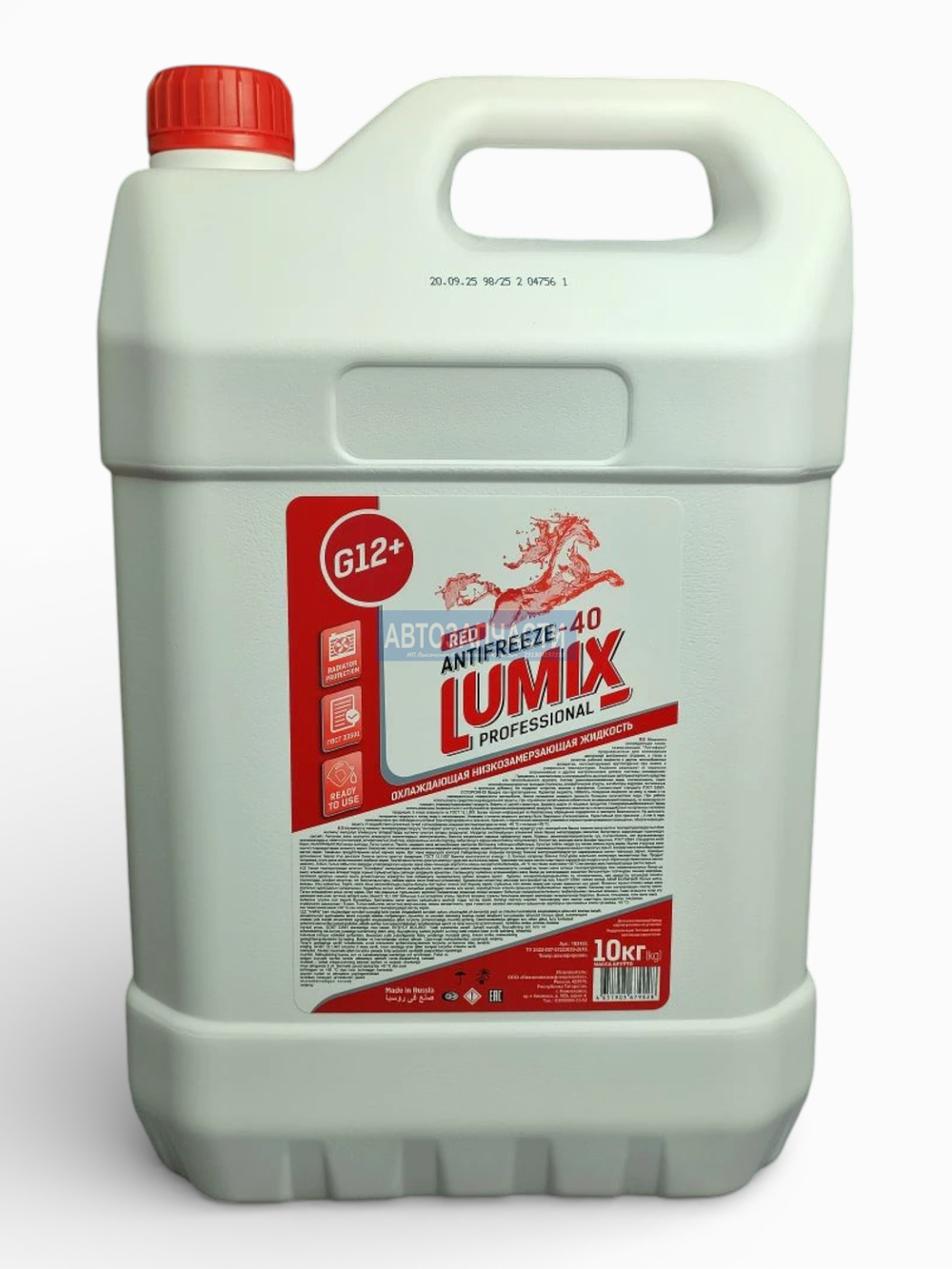 Антифриз Lumix G12+ red -40 10кг