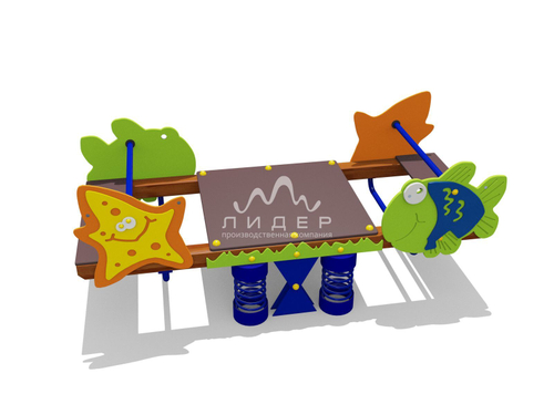 Качели-балансир двойные на пружинах 04657