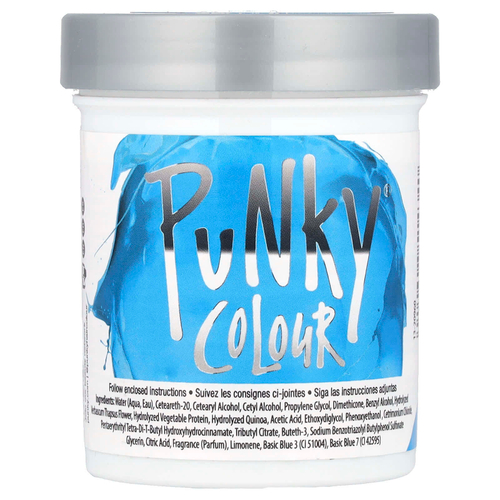 Punky Colour, Полустойкая кондиционирующая краска для волос, голубой, 100 мл (3,5 жидк. унц.)