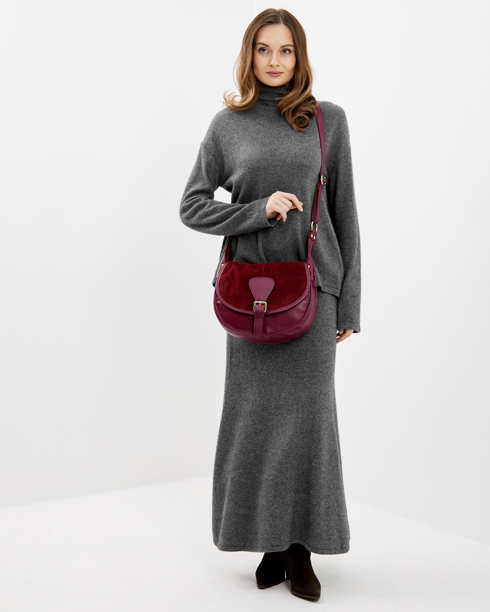 Сумка 561 15 бордовый