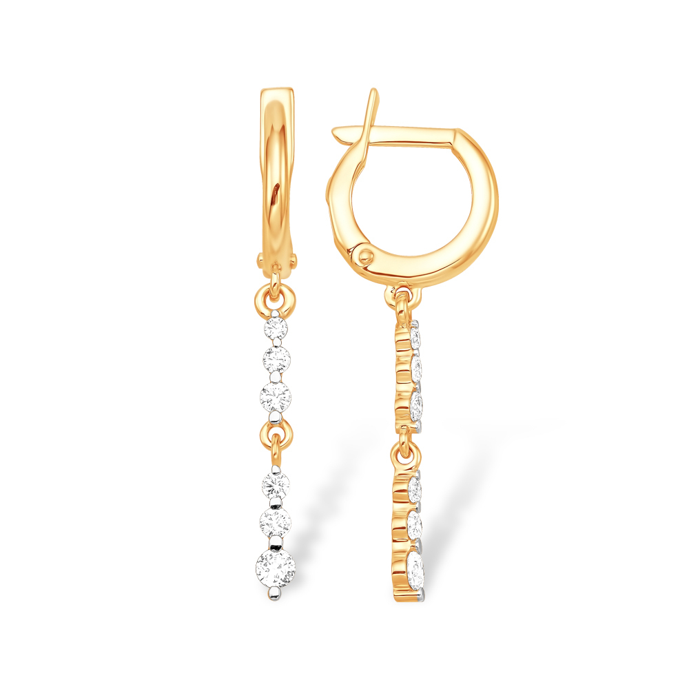 Серьги из золота 585 пробы