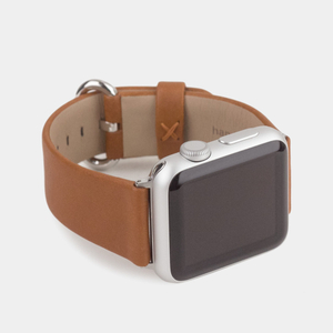 Ремешок для Apple Watch 40/41/42 mm из кожи теленка, коричневого цвета