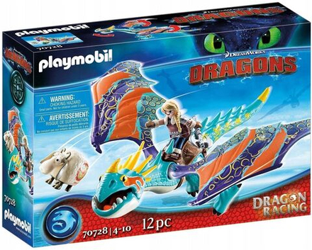 Конструктор Playmobil Dragon - Гонки на драконах: Астрид и Вичура - Плеймобиль Драконы 70728