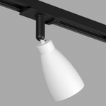 DK6050-BW+BK Трековый светильник IP 20, 15 Вт, GU10, черный с белым, алюминий, пластик