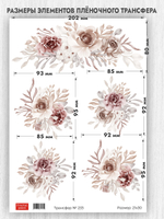 Трансфер для декупажа переводной рисунок для поверхностей 233