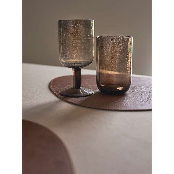 Набор из 4-х двухсторонних сервировочных салфеток drop, 33х41 см, синий/коричневый