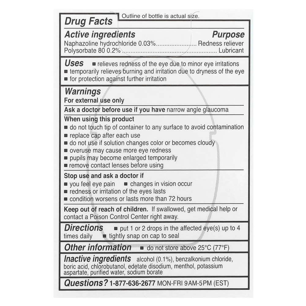 Rohto, Охлаждающие капли для глаз, максимальная сила действия, 13 мл (0,4 жидк. Унции)