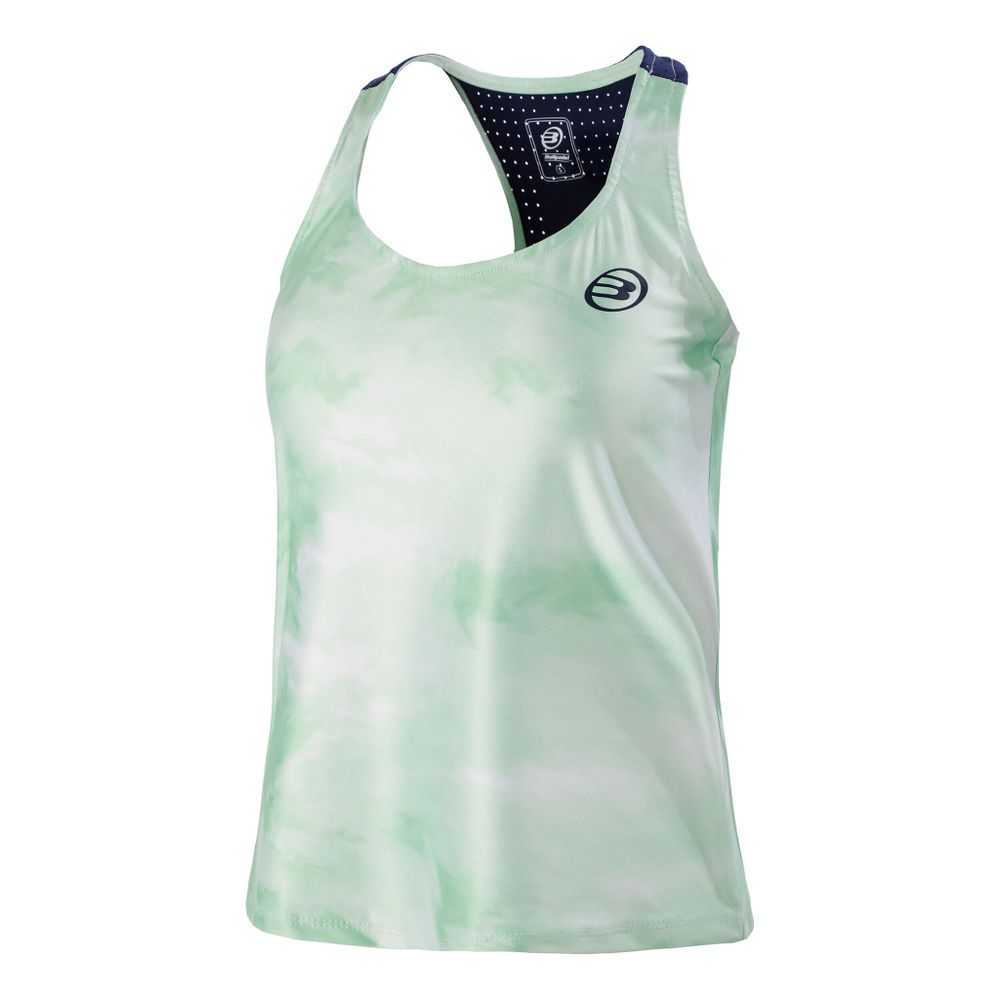 Женская теннисная майка Bullpadel Tank Top Women - Light Green, White