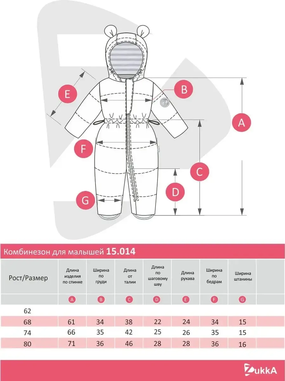 Комбинезон для новорожденных малышей утепленный осень