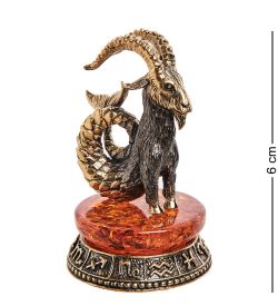 AM-2741 Фигурка «Знак зодиака-Козерог» (латунь, янтарь)