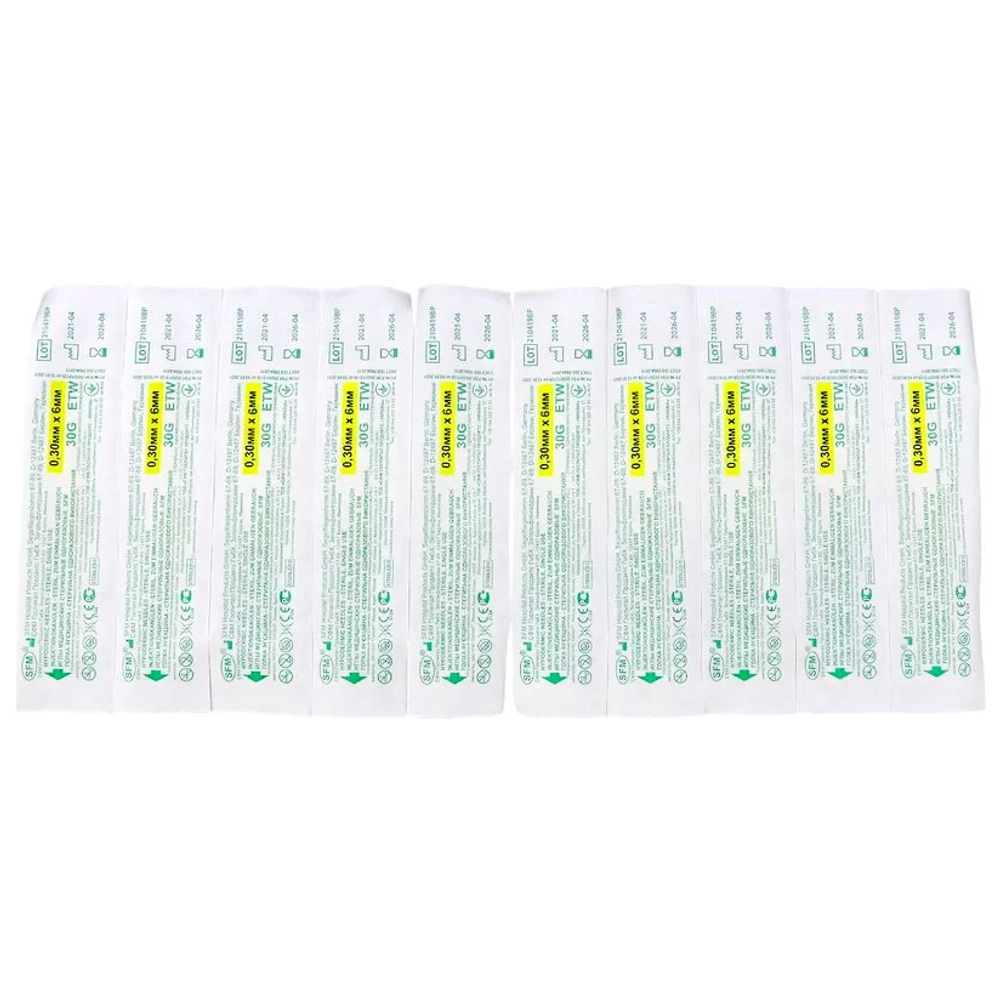 Игла для мезотерапии SFM ETW 30G 0,30 х 6 мм 50 шт