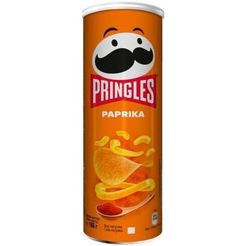 Чипсы картофельные Pringles Paprika со вкусом паприки, 165 г (Бельгия)