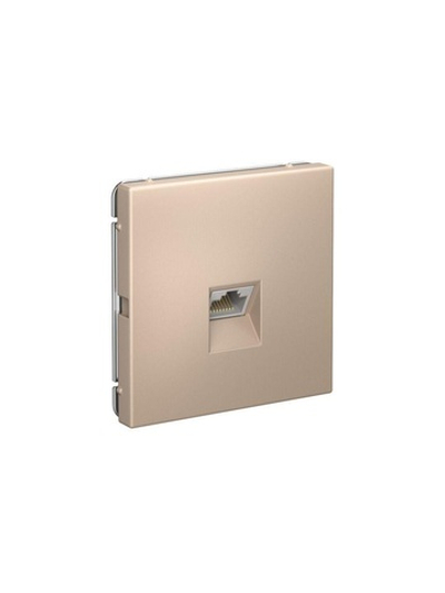 Розетка компьютерная ArtGallery RJ45 кат.6A механизм песочн. SE GAL001286