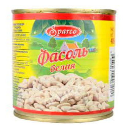 Фасоль белая Sparco 425 гр