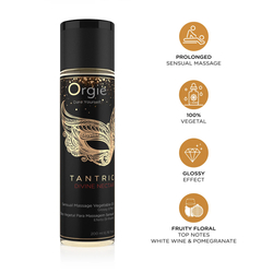 Растительное массажное масло Orgie TANTRIC DIVINE NECTAR, 200 мл