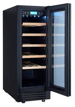 Винный шкаф Cellar Private CP020-1TBH черная дверь