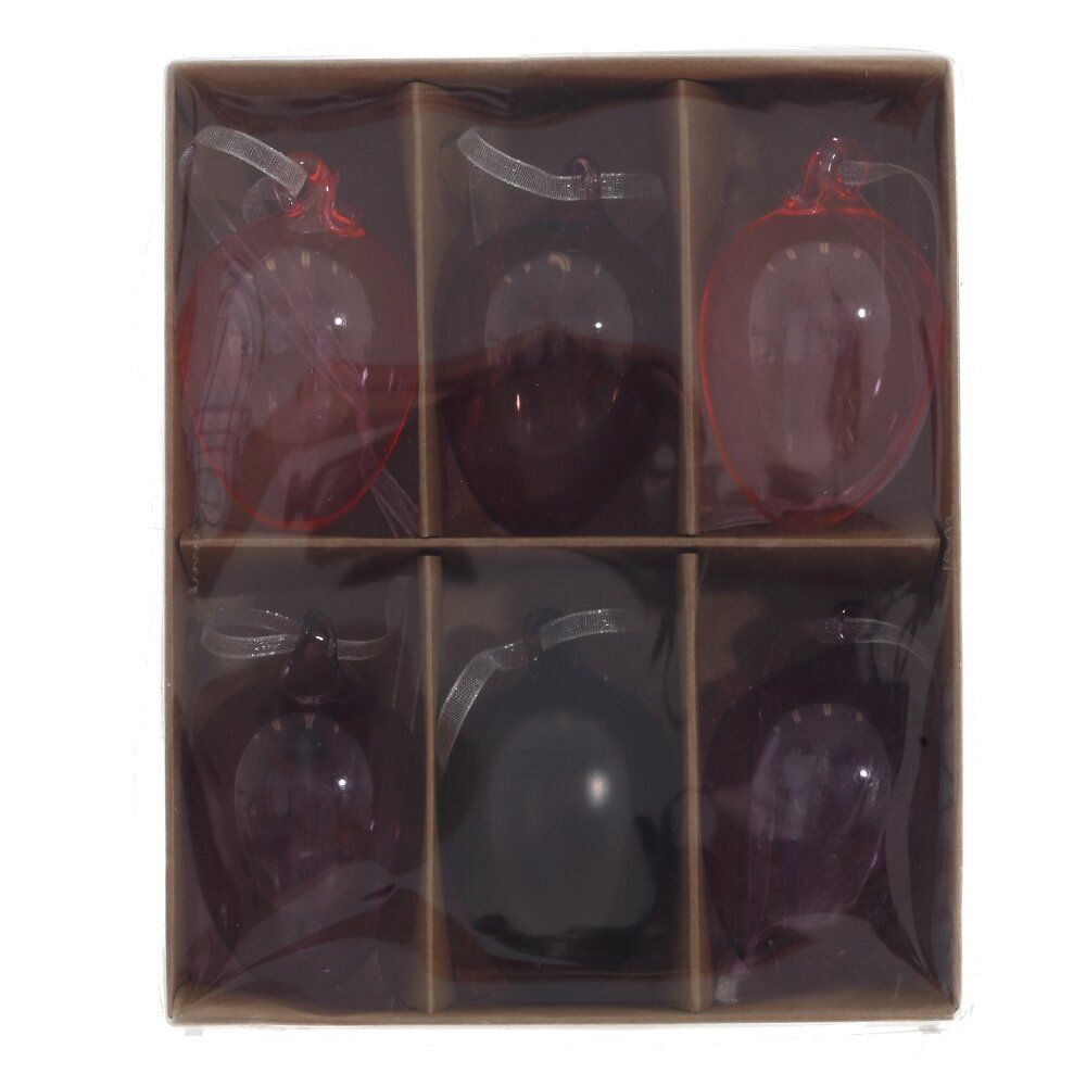 GAEM Набор из 6-ти изделий декоративных подвесных "Яйцо пасхальное" (4*7), L13 W15,5 H4 см