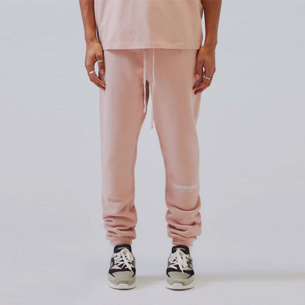Штаны Fear of God Essentials FW19 Pink Reflective Lounge Pants, FOG-FW19-73
