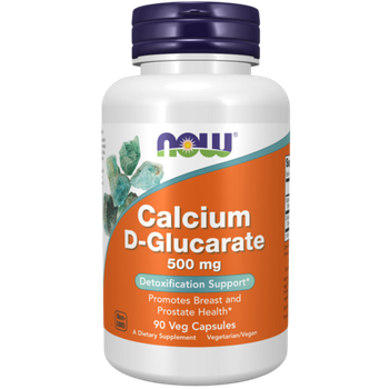 Now Foods Calcium D-Glucarate 500 mg 90 veg capsules, Кальций Д-Глюкарат
